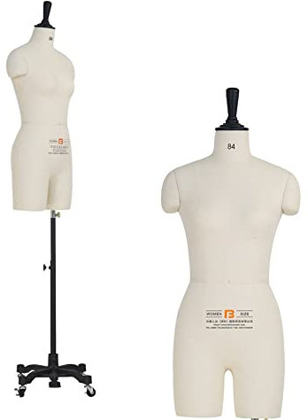 ZAQYCM Kleiderpuppe Schneiderpuppe Schneiderpuppe Weiblich, Styropor Kleid Stand Mannequin Für Hochzeitskleid, Stereo/Design/Unterricht Kleidung Nähen Manikin (Size : 165/88A)