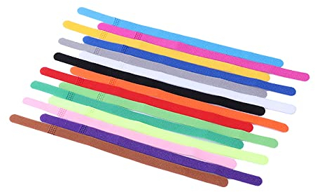 Welpenhalsband,15 Pcs Halsband Welpe Doppelseitig Welpenhalsbänder für züchter Weiche Flusen Einstellbare Katzen Halsbänder ID-Bänder für Neugeborene Hundekatzen Kitten Kleine 15 Farben 35cm