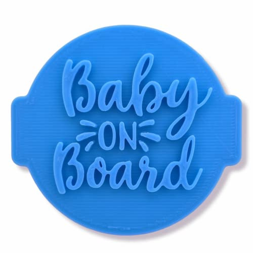 Baby Shower Embosser Stamp for Fondant, Icing, Cupcake, Cake, Biscuits, Decoration (Pattern 5)