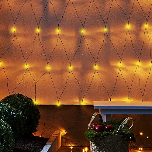 LED Lichternetz Außen 3x3m | Lichternetz Innen | Lichterkette Netz Außen | Lichternetz Aussen | Lichterkette Netz | Lichternetz Outdoor | Lichterkette Außen Netz | Lichterketten Netz Außenbereich