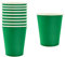 16pcs Green Paper Cups 9 Ounce Solid Color Paper Cups,Disposable Party Cups Tableware Birthday Decorations Cups for Him,Her,Men,Women,Adults Tea Party,Drinking Cups for Party Birthday Supplies