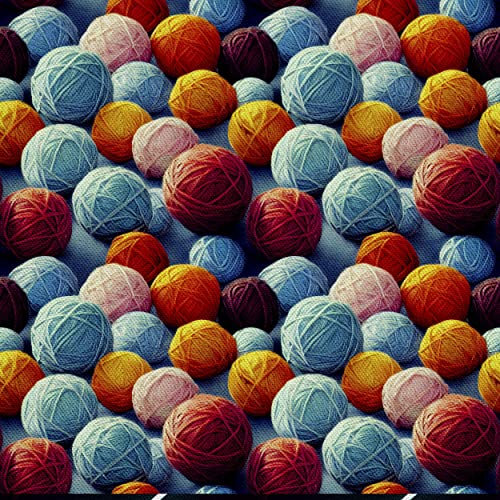 HEKO PANELS Stoff Oxford Wasserdichte Meterware Canvas-Stoff Polyester Stoff Zum Nähen Nähstoffe Möbelstoffe Dekostoffe Handwerken Wasserabweisend Blickdicht Wollknäuel 1 Meter 155 x 100 cm, DX1475