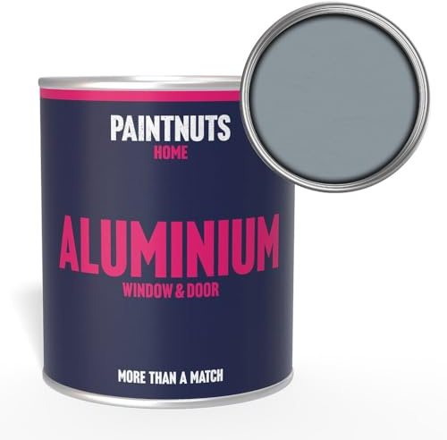 Paintnuts Aluminium Window & Door Paint - RAL-7001 - SILVER GREY Matt 2.5 Litre Tin