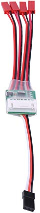Leapiture 3S/4S/6S Lichtleiste Controller RC Modell Licht Controller Flugzeug Beleuchtung Controller LED Für RC Modell Flugzeug Quadcopter Nacht Fliegen(6S)