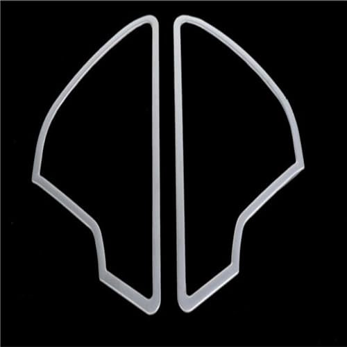 KUENCE Dekorativer Aufkleber Für Rahmen Horn Für Auto Pfosten Auto Interieur Zubehör Für Audi A6 C7 2012-2017,Aufkleber Dekoration