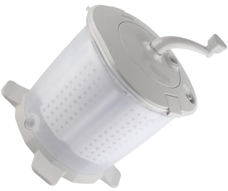 Lavadora Manual Ropa para el Hogar Deshidratador para Estudiantes Manivela Agregar Barril de Secado de Agua para Apa Cable de Tracción Secadora con Pedal Lavadora Lavadoras de