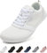 LENUVER Barfußschuhe Damen Sommer Barfussschuhe Herren Traillaufschuhe Atmungsaktiv Straßenlaufschuhe Leichte Fitnessschuhe Schnell Trocknend Sneaker (Weiß, 40EU)