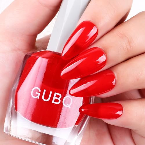 DouborQ Red Nail Polish Long-lasting Nail Art Varnish (01)