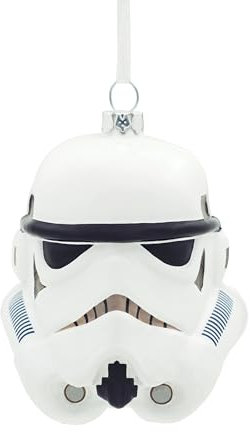 Hallmark Ornement en Verre Stormtrooper impérial, décoration d'arbre Star Wars, décoration à Suspendre en Verre, décoration de Noël à Suspendre, Cadeaux de Noël