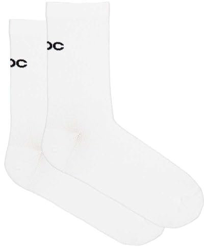 POC Unisex Cadence Road Fahrradsocken, Hydrogen White, L EU