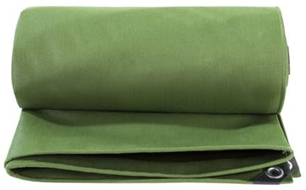 Teloni impermeabili resistenti 4x4m 4x5m 4x6m 4x7m 4x8m Telo in tela verde con occhielli in metallo, per coprire auto, cataste di legna, piscine, facile da piegare (2x3 metri (6,5 piedi x 9,8 piedi)