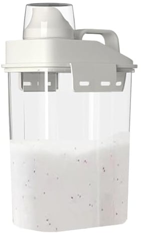 Buerfu Récipient à poudre à lessive, support de détergent à lessive – Organisation de la buanderie, distributeur d'adoucissant de tissu imperméable pour booster de parfum de lessive