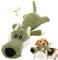 Topbashgo Hundespielzeug Unzerstörbar, 2025 New Unzerstörbares hundespielzeug, Kauspielzeug Hund, Hundespielzeug, Dog Toys for Aggressive Chewers (Wölfe)