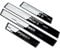 VIPOES 4 Pcs Car Kick Plates For Nissan X-Trail T33 Qashqai J12 Ariya e-Power 2024, Stainless Steel Car Door Sill Protector Scuff Guard Exterior Protectors Sills