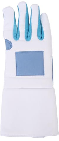 lvifloae Fechten Handschuh Rechtshänder Anti -Slip Bequeme Passform für Säbelfolie Ephee Training Strickstoff Stoff (L)