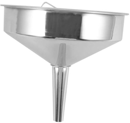 Zerodeko Entonnoir Acier Inoxydable à Large Ouverture Pour Ravitaillement Carburant Des Automobiles Transfert De Liquides Entonnoir Réutilisable Pour Huile Des Voitures Camions