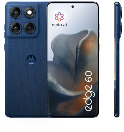 Motorola edge 60 16.9 cm (6.67) Dual SIM Android 15 5G USB Type-C 12 GB 512 GB 5200 mAh - Pantone Gibraltar Sea with Co2 Offset