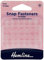 Hemline Druckknöpfe, Nylon (unsichtbar), 7 mm, 12 Sets