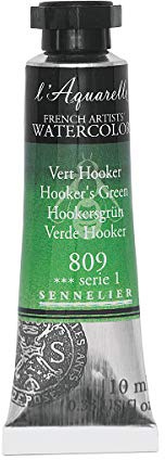 Sennelier Watercolour 10ml Tube S1 - Hooker's Green (809)