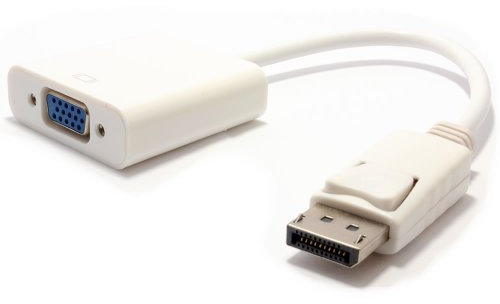 kenable DisplayPort Male Plug to 15 pin SVGA/VGA Female Monitor Lead Adapter