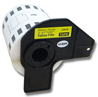 vhbw Etiketten-Rolle kompatibel mit Brother PT QL500BW