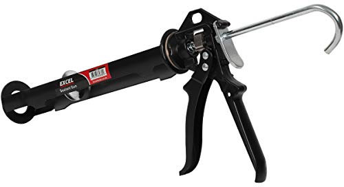 Excel Professional Caulking Gun 310ml Heavy Duty Sealant Silicone Adhesive Mastic Applicator