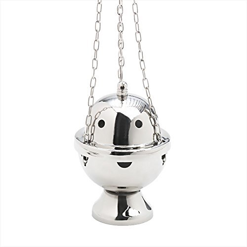 NKlaus Porte-encens avec coupelle Laiton Cadeau Artisanal 2929