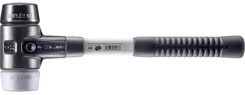 SIMPLEX-Schonhammer, Gummikomposition/TPE-mid; mit verstärktem Tempergussgehäuse und Fiberglasstiel | D=60 mm | 3723.060
