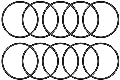 sourcingmap Nitrile Rubber O-Rings 47mm OD 43mm ID 2mm Width, Metric Sealing Gasket for Automotive Machine Plumbing, Pack of 10