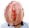 BaronHong lustige menschliche Organe Cosplay Halloween realistische Latex 3D Vollmaske (A, M)