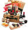 Gourmet Port & Stilton Gift Set - Traditional Ruby Port and Cheese Hamper with Smoked Salmon, Blue Stilton, Cheddar - Wine and Cheese Gifts for Him, from Regency Hampers