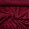 MAGAM-Stoffe Paula Fleece Stoff Uni Antipilling Meterware 50cm (06. Dunkelrot)