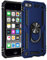 BestST Schutzhülle für iPod Touch 7, iPod Touch 6, iPod Touch 5, Schutzhülle Slim Soft TPU + PC, Heavy Duty, Slim Dual Layer Schutzhülle mit Metallring, Blau