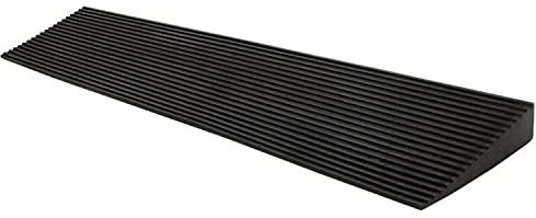 Rampe aus Gummi Auffahrrampe Bordsteinrampe Rollstuhlrampe Auffahrkeil Türschwellenrampe Schwellenrampe Auffahrhilfe (in) Verschiedene Höhenunterschiede 8-45 mm Kingpower, Größe:45 x 250 x 900 mm