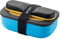 Guzzini - Store&GO, Boîte à Lunch avec Couverts de Voyage - Jaune/Bleu, 20 x 12 x h7 cm | 900ml - 171102165