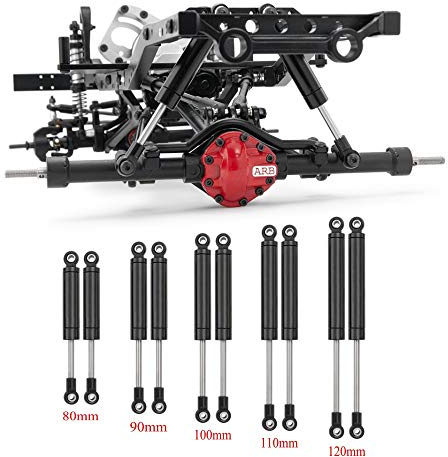 4 Stück RC Stoßdämpfer 80mm Shocks Absorber Interne Feder für 1/10 RC Crawlers Auto Axial SCX10 D90 TRX4 Wraith Zubehör