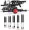 4 Stück RC Stoßdämpfer 80mm Shocks Absorber Interne Feder für 1/10 RC Crawlers Auto Axial SCX10 D90 TRX4 Wraith Zubehör