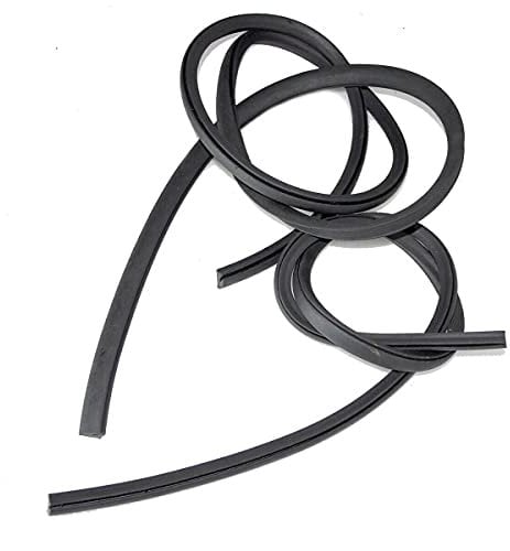 AEspares Vespa VBB Legshield Toolbox Guantera Envoltura de goma Negro