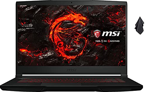 MSI GF63 Premium Gaming Laptop, 15.6 FHD Thin-Bezel Display,10th Gen Intel Quad-Core i5-10300H, 32GB RAM, 1 TB SSD, GeForce GTX 1650 4GB, Backlit Keyboard, Windows 10