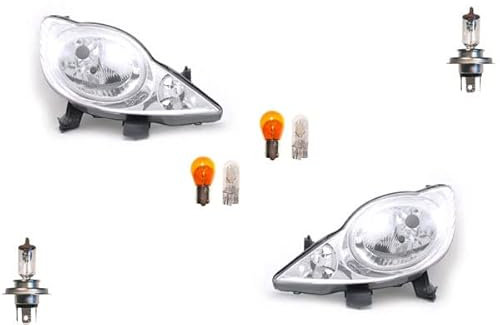 Johns, passend für Peugeot 107 Scheinwerfer 06/05-01/12 + Leuchtmitt. Set links, rechts