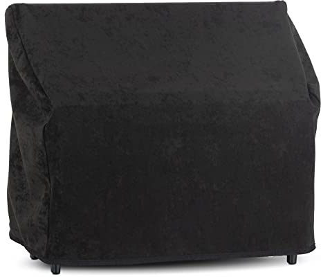 Alpenklang Cover für 96 Bass-Akkordeon Schwarz - Schutzhülle für Akkordeon - Passend für Akkordeons mit 96 Bässen - Abmessungen (BxTxH): ca. 50 x 22 x 40 cm - aus Velours - Schwarz