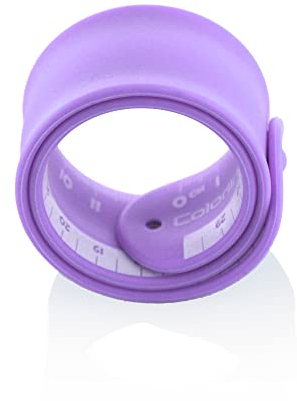 30311LI- by Colorline Lineal aus Silikon, waschbar, robust, innen metallisch, Lila - Das Original von Colorline Office Box