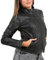 IMPERATRICE Giubbotto Vera Pelle Donna Nero 52