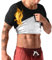 Sudation T-Shirt Top Manche Courte Amincissante Ventre Plat Maigrir Sauna Suit Shapewear Costume D'entraînement Formateur Shaper Exercice Fitness Gym Yoga Sport Vetement Débardeur Gilet Hommes