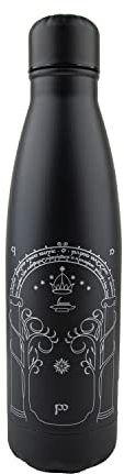 Cinereplicas Seigneur des Anneaux - Gourde Isotherme 500ml Acier Inoxidable - Licence Officielle (Portes de la Moria)