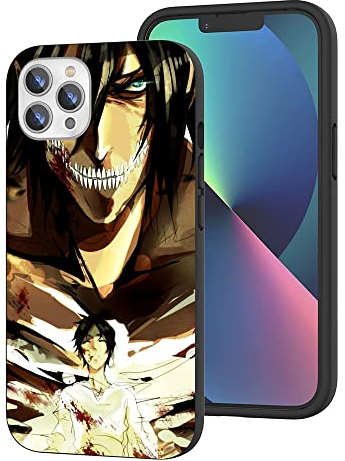 WANGQINHAI Kompatibel mit iPhone 12 Hülle iPhone 12 Pro Hülle, Anime Cool Manga TPU Fallschutz Stoßdämpfende Kratzfeste Handyhülle Cover (Anime-Attack-on-Titan-Comic-1)