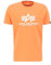 Alpha Industries Basic T-Shirt für Herren Tangerine