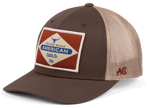 American Cattle Co. Billboard verstellbarer Snapback-Westernhut