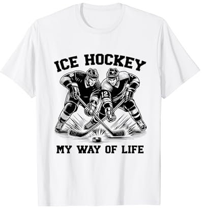 Eishockey Ice Hockey Fan Outfit Statement My Way Of Life T-Shirt