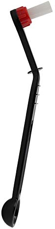 Gigicial Coffee Machine Brush Cleaner, Semi-Automatic Coffee Machine Elbow Nylon Washing Brush, Suitable for Home Coffee Machines with Grinders